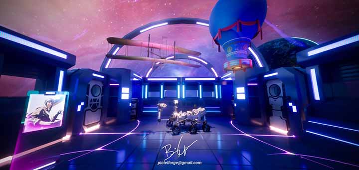 Space Exploration 3D Environment by Brian Chapman