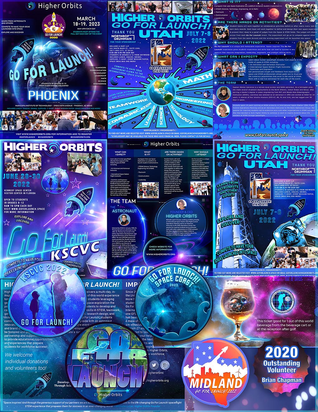 Brian Chapman's Graphics for Higher Orbits