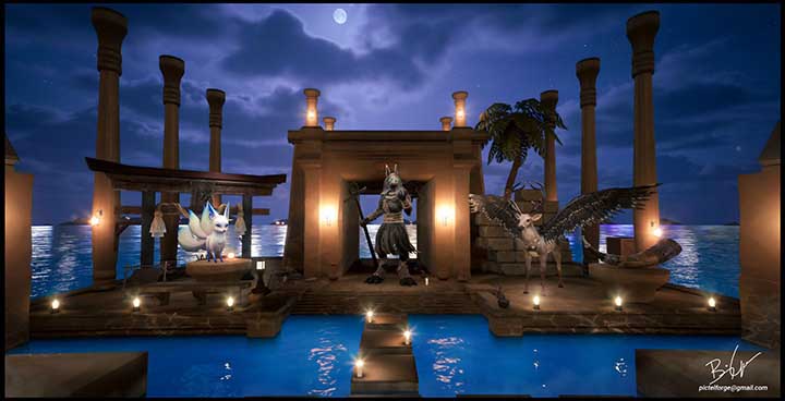 Myths and Legends 3D Environment by Brian Chapman