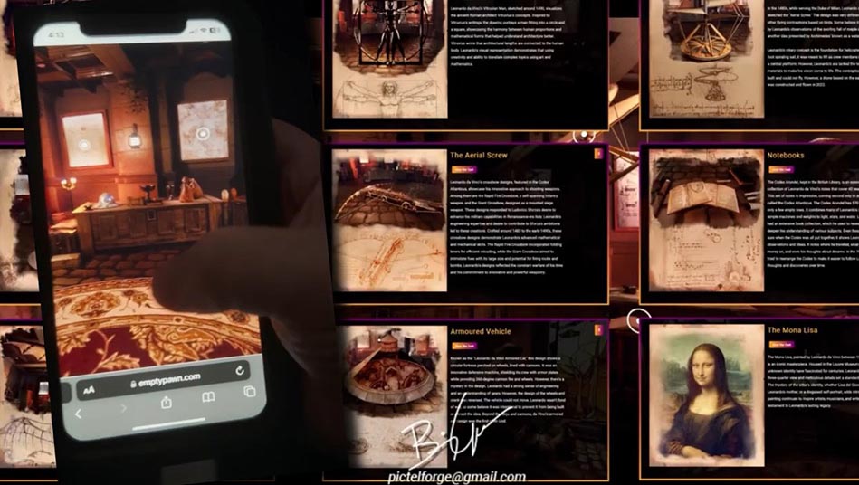 360 Degree Leonardo da Vinci environment by Brian Chapman