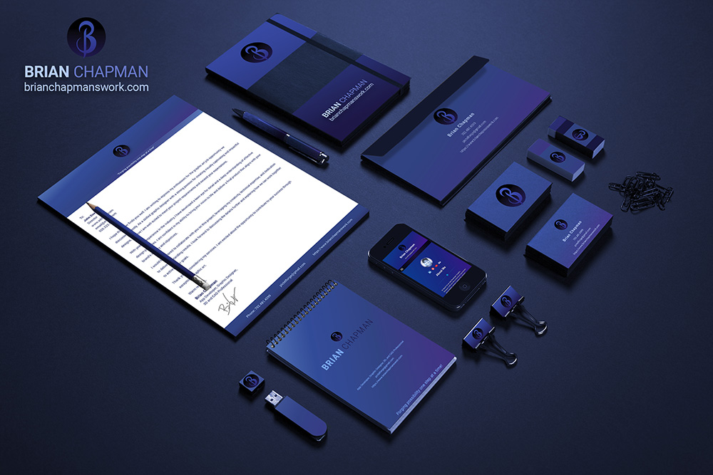 Mockup of Brian Chapmans Work